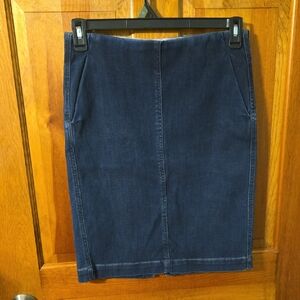 LOFT Dark Blue Pencil Skirt